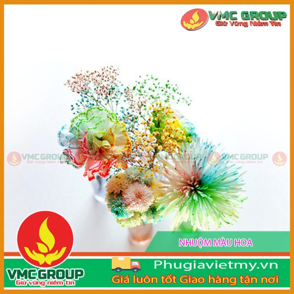 Nhuộm màu hoa độc lạ đẹp mắt