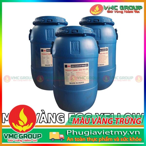 Công dụng của màu vàng trứng trong thực phẩm